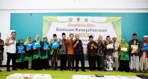 Guru TPQ, Madin, Sekolah Minggu,dan Pengelola Ponpes Se-Eks Kawedanan Tayu Terima Bantuan Kesejahteraan