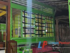 Antisipasi Pecah Kaca, Jendela Rumah Warga Ds.Wedusan Dipasang Isolasi