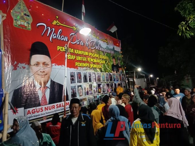 Warga Ds.Temuroso Tumpah Ruah, Beri Dukungan Agus Nur Salim Sebagai Calon Kepala Desa