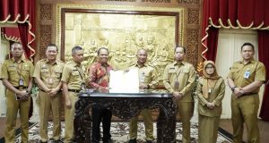 Pj Bupati Pati Teken NPHD Pilkada 2024