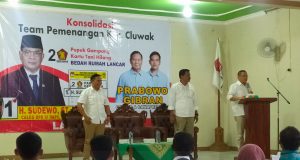 Gelar Konsolidasi, Sudewo Ajak Tim Pemenaganya Mencoblos Wakil Rakyat Yang Telah Memberikan Bukti, Bukan Janji