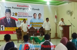 Gelar Konsolidasi, Sudewo Ajak Tim Pemenaganya Mencoblos Wakil Rakyat Yang Telah Memberikan Bukti, Bukan Janji
