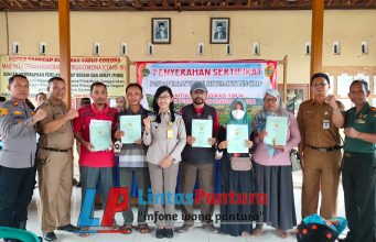 BPN Pati Kembali Serahkan 498 Sertifikat Program PTSL di Ds.Sendangrejo Tayu