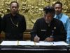 Pj Bupati Pati Tandatangani NPHD Pilkada Tahun 2024