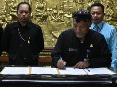 Pj Bupati Pati Tandatangani NPHD Pilkada Tahun 2024