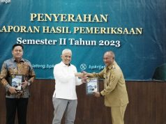 Pj Bupati Pati Terima LHP Semester II Tahun 2023