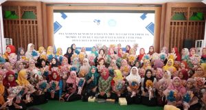 Hadiri Pelatihan Kewirausahaan Buket Hijab Pj Ketua TP PKK Kabupaten Pati, Singgung Penggunaan Aplikasi Sakpore