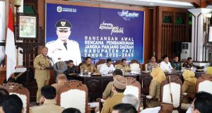 Forum Konsultasi Publik Rancangan Awal RPJPD Tahun 2025-2045 Di Buka Pj Bupati Pati