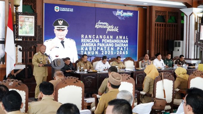 Forum Konsultasi Publik Rancangan Awal RPJPD Tahun 2025-2045 Di Buka Pj Bupati Pati