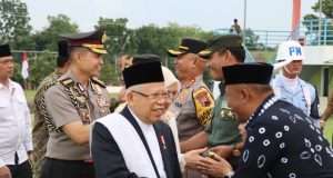 Henggar Sambut Kunjungan Wapres di Kabupaten Pati