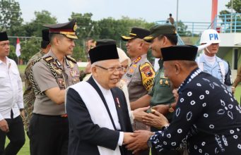 Henggar Sambut Kunjungan Wapres di Kabupaten Pati