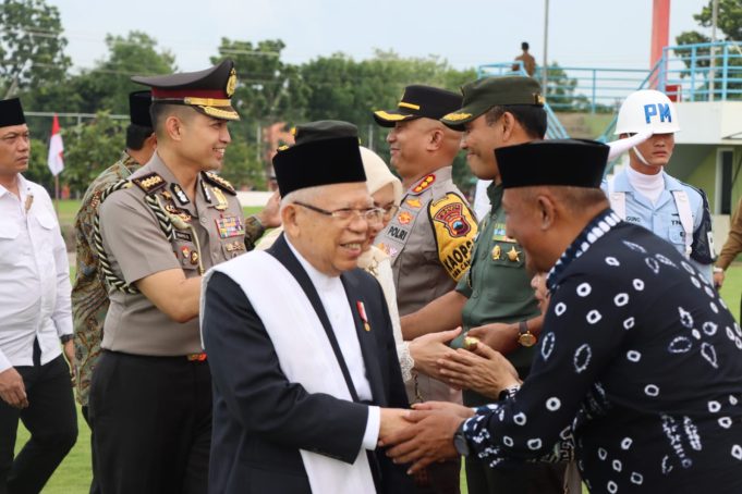 Henggar Sambut Kunjungan Wapres di Kabupaten Pati