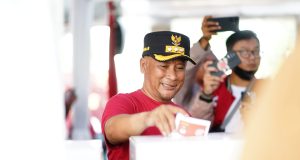 Hadiri Simulasi Pemantapan Pemungutan dan Perhitungan Suara Pemilu 2024, Henggar Ingatkan Soal Waktu