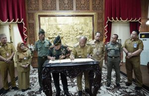 Pemkab Pati dan Korem 073/ Makutarama Tandatangani NPHD Alokasi Anggaran Pilkada 2024