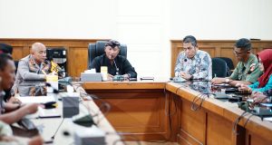 Pemkab Pati Gelar Rakor Penetapan Status Tanggap Darurat Akibat Sebagian Wilayahnya Tergenang Banjir