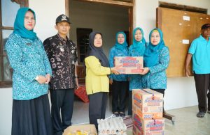 Peduli Banjir,TP PKK Kabupaten Pati Salurkan Bantuan di Desa Babalan