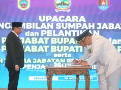 Gantikan Henggar,Sujarwanto Dwiatmoko Dilantik Sebagai Penjabat Bupati Pati yang Baru