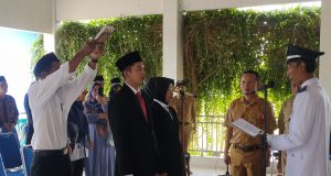 Dua Perangkat Tunjungrejo Dilantik, Kades Minta Adanya peningkatan Pelayanan Didesa