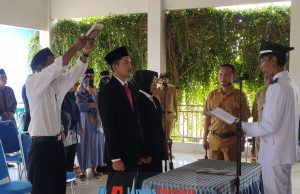 Dua Perangkat Tunjungrejo Dilantik, Kades Minta Adanya peningkatan Pelayanan Didesa