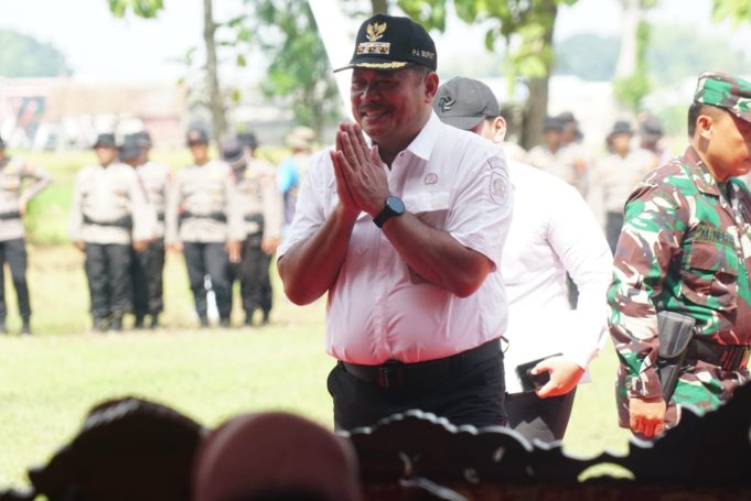 Pj Bupati Pati Pamit Usai Membuka TMMD Sengkuyung Tahap I