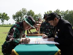 Wakil Bupati Pati Hadiri Penutupan TMMD Sengkuyung Tahap I