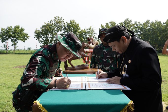 Wakil Bupati Pati Hadiri Penutupan TMMD Sengkuyung Tahap I