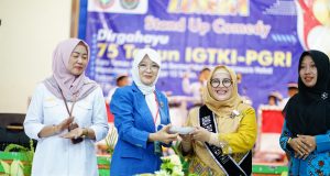 Hadiri HUT IGTKI-PGRI, Bunda PAUD Berharap Para Pendidik TK Agar Lebih Inovatif