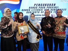 dr Atik Sudewo Dikukuhkan Sebagai Bunda PAUD dan Bunda Literasi Kabupaten Pati