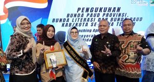 dr Atik Sudewo Dikukuhkan Sebagai Bunda PAUD dan Bunda Literasi Kabupaten Pati