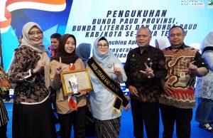 dr Atik Sudewo Dikukuhkan Sebagai Bunda PAUD dan Bunda Literasi Kabupaten Pati