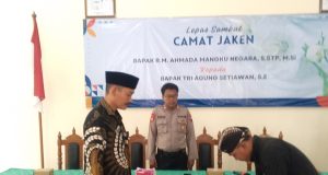Tri Agung Setiawan Resmi Menjabat Camat Jaken