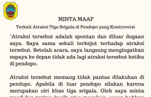 Trio Srigala Atraksi di Pendopo, Sudewo Minta Maaf