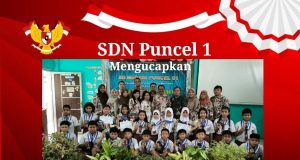 SDN Puncel 1 Mengucapkan Drigahayu Republik Indonesia Ke-80