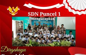 SDN Puncel 1 Mengucapkan Drigahayu Republik Indonesia Ke-80