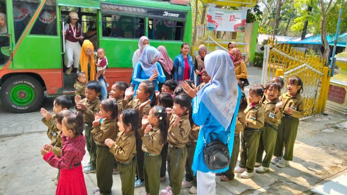 TK Tunas Rimba 1 Rembang Gelar Out Bond Dan Wisata Renang Di Mantingan.
