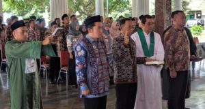 BUPATI REMBANG MELANTIK 150 PEJABAT DILINGKUNGAN PEMERINTAHAN KABUPATEN REMBANG.