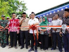 Pembangunan Jalan Tuntas, Bupati Sudewo:akses infrastruktur untuk mendukung mobilitas warga Bupati Sudewo potong pita demikan jalan Gadu- Gajihan