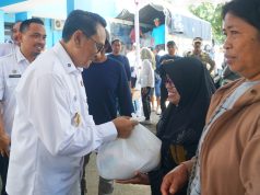 Plt. Bupati Pati, Risma Ardhi Chandra, Pasar Murah Cluwak Ringankan Beban Masyarakat Ditengah Bulan Ramadan.