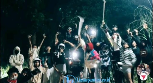 Kudus Mencekam, Gerombolan Remaja Bersenjata Tajam Konvoi dan Datangi Perumahan Warga