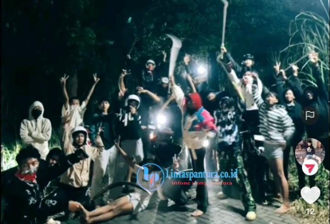 Kudus Mencekam, Gerombolan Remaja Bersenjata Tajam Konvoi dan Datangi Perumahan Warga