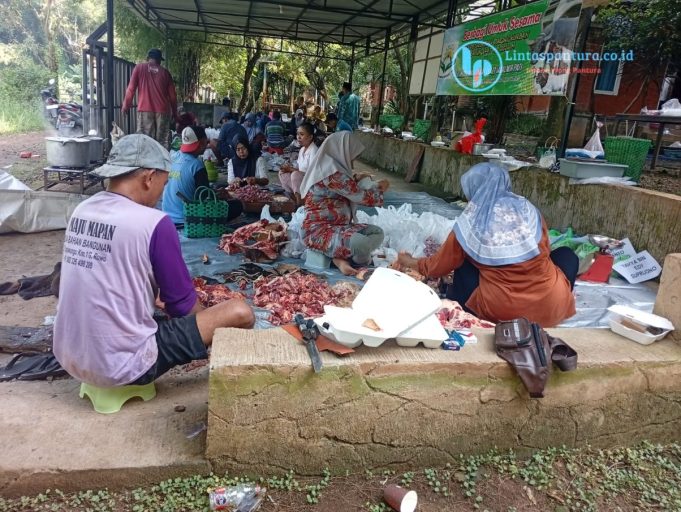Yayasan Jabal Nur Sembelih 3 Sapi dan 2 Kambing pada Idul Adha 1447 H