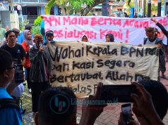 Warga Doropayung Demo di BPN Pati, Tolak Penggusuran Rumah untuk Kopdes