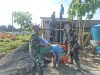 TMMD Bangun MCK di Desa Godo, Pengecoran Atap Jadi Simbol Kebersamaan