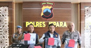 Polres Jepara Berhasil Ungkap Kasus Pencurian Baterai Lithium di Tower Pakis Aji