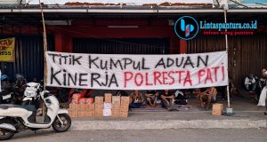 AMPB Buka Titik Kumpul Aduan Kinerja Polresta Pati di Kawasan Ruko Barat Mapolresta