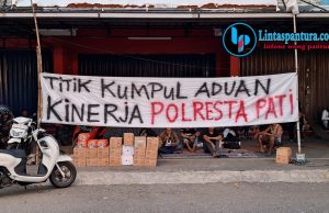 AMPB Buka Titik Kumpul Aduan Kinerja Polresta Pati di Kawasan Ruko Barat Mapolresta