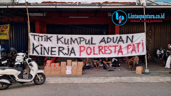 AMPB Buka Titik Kumpul Aduan Kinerja Polresta Pati di Kawasan Ruko Barat Mapolresta