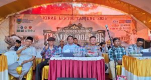 Kirab Lentog Tanjung 2026 Angkat Tema “Tanjungkarang Tempo Doeloe”, Ribuan Warga Padati Jalan Desa