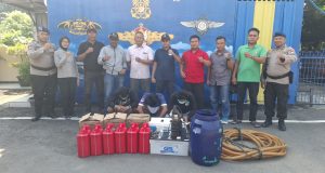 Maling Solar dan Oli Kapal Dibekuk! Satpolairud Pati Ringkus 3 Pelaku di Dermaga Juwana