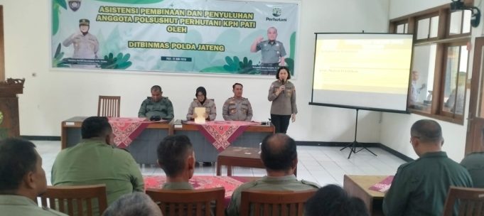 Polresta Pati dan Polsushut Perhutani Kompak Jaga Hutan, Ditbinmas Polda Jateng Turun Langsung